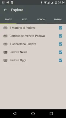 Padova notizie locali android App screenshot 1